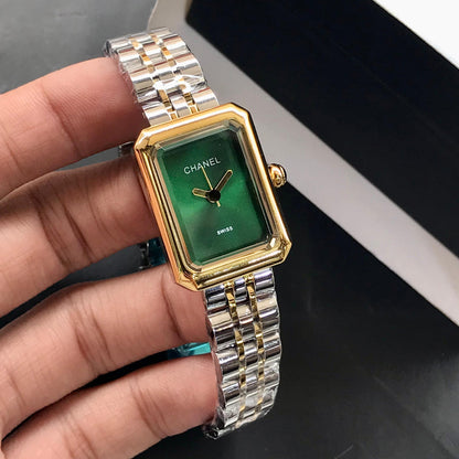 Chanel Square Women's Quartz Watch – Steel Chain & Master Lock