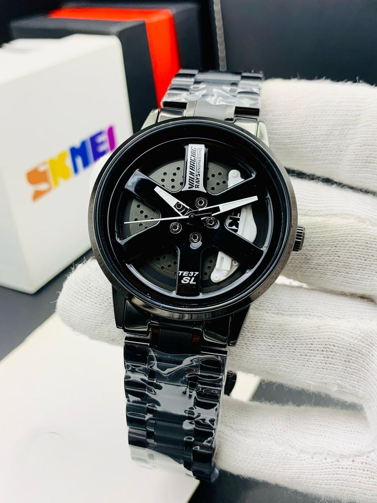 SKMEI 1787 Rotating Wheel Men's Quartz Watch