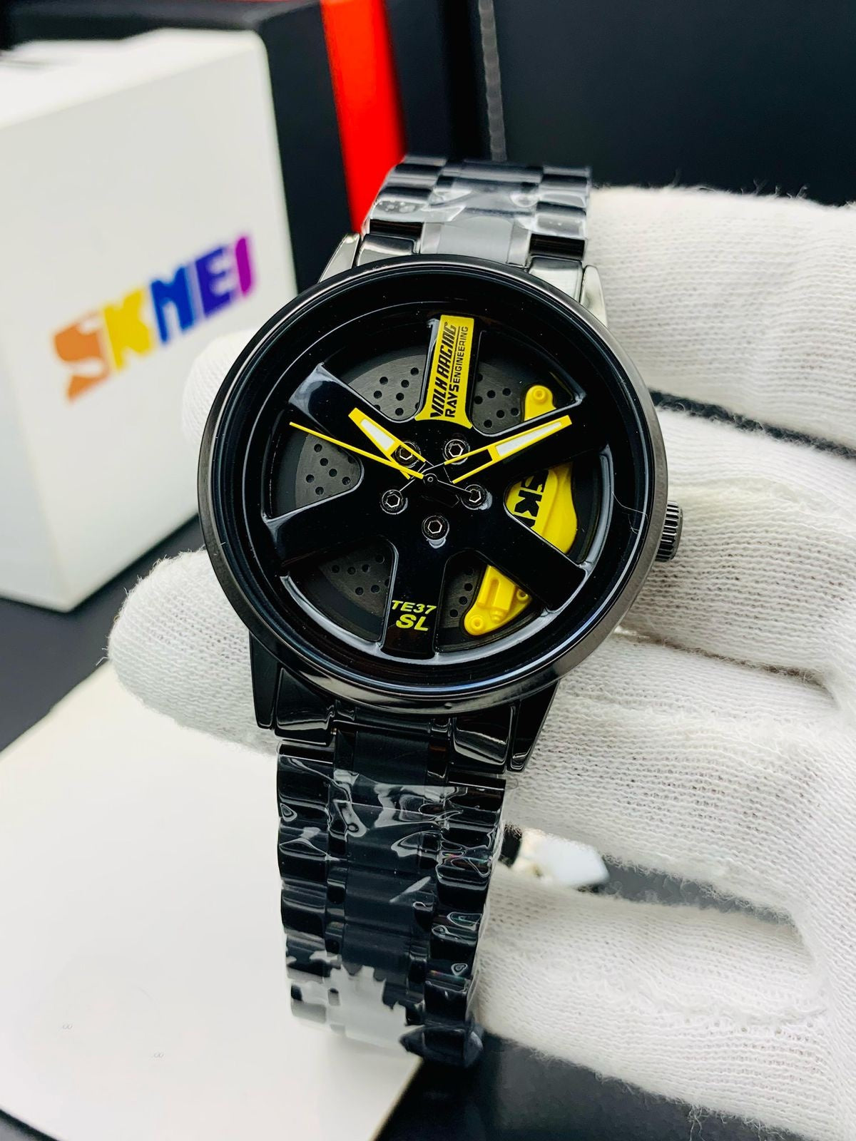 SKMEI 1787 Rotating Wheel Men's Quartz Watch
