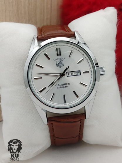 TAG Heuer Caliber 5 – Men's Classic Strap Watch | Premium Look