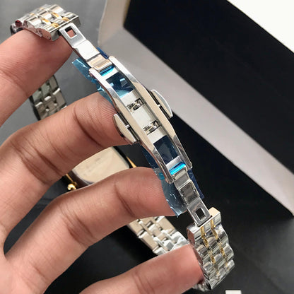 Chanel Square Women's Quartz Watch – Steel Chain & Master Lock
