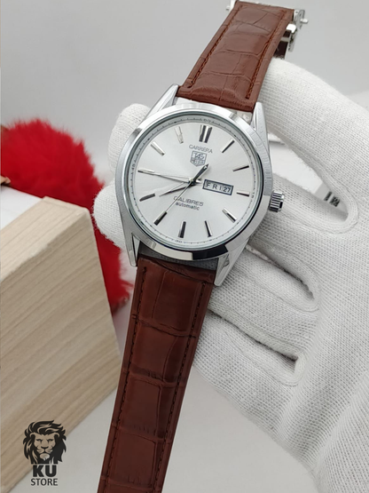 TAG Heuer Caliber 5 – Men's Classic Strap Watch | Premium Look