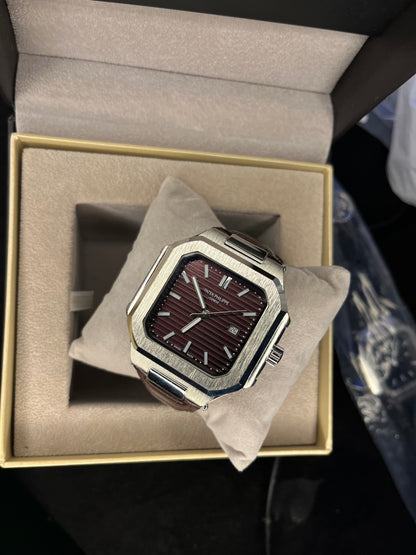 Patek Philippe Cubitus – Men's Watch | Brown Dial with Date | Brown Leather Strap