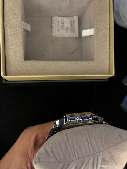 Patek Philippe Cubitus – Men's Watch | Black Dial with Date | Black Leather Strap