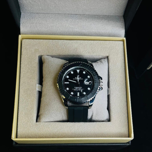 RLX Yacht Master
Men’s Quartz Watch – Rotating Bezel – Silicone Strap
💥 Luxury Look. Boss Feel.

