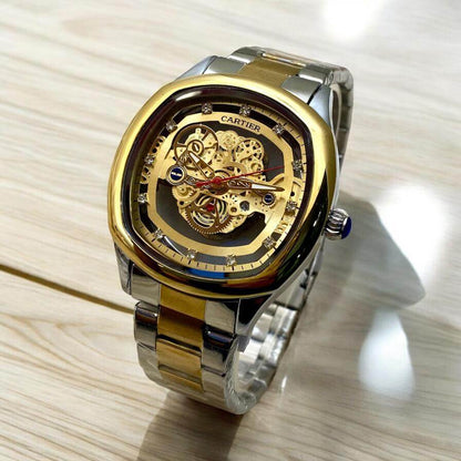 Cartier Skeleton Quartz – Men's Premium Chain Timepiece