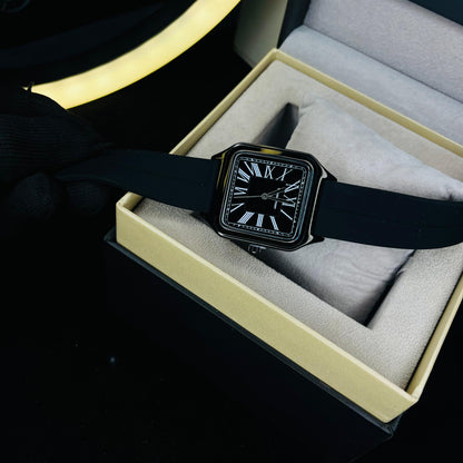 Universe Point Square Dial Watch – Magnetic Lock, Silicone Strap