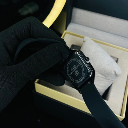 Universe Point Square Dial Watch – Magnetic Lock, Silicone Strap