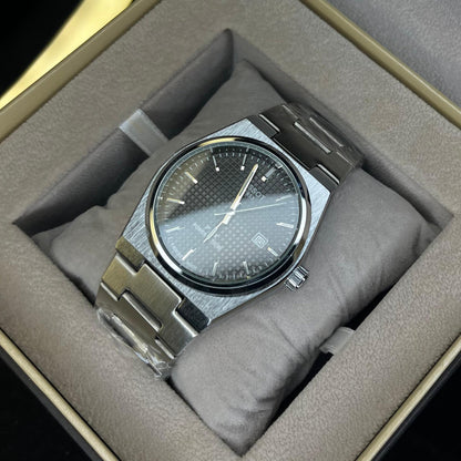 Tissot PRX 1853 Classic Men’s Quartz Stainless Steel Black Dial Watch