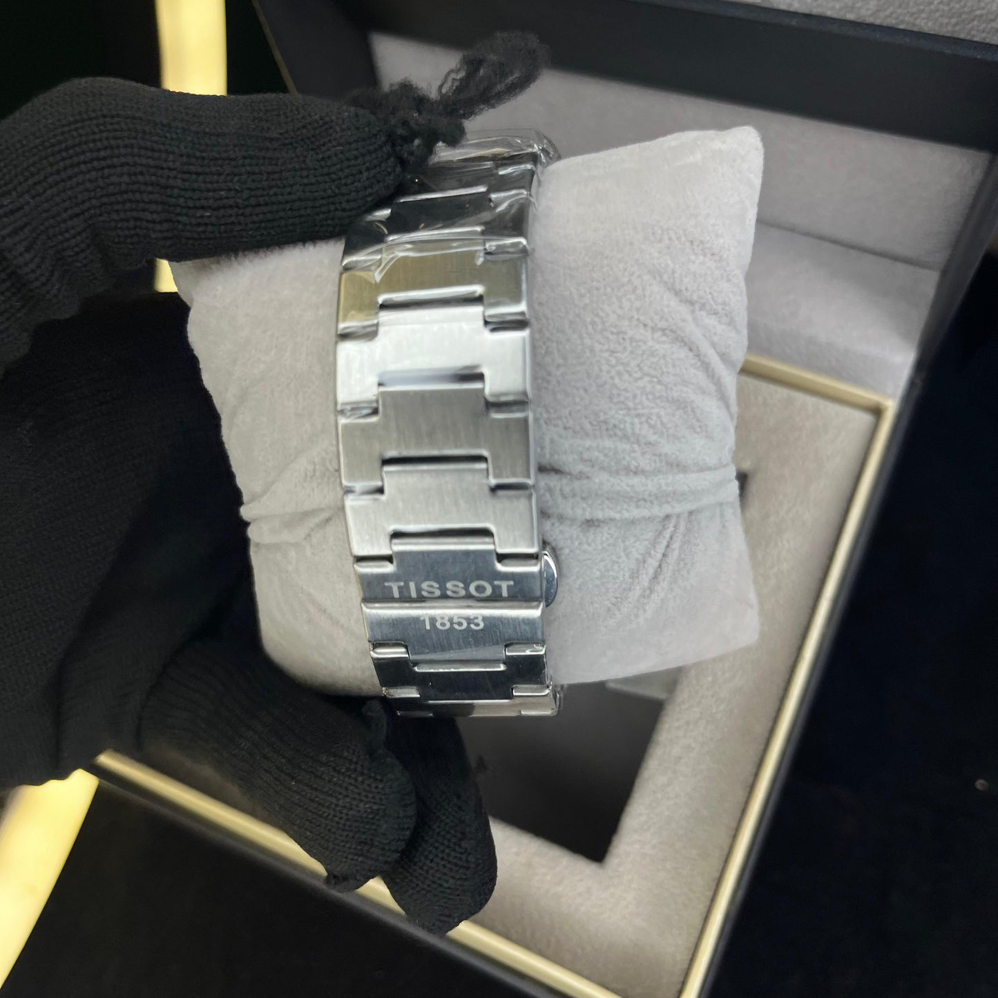 Tissot PRX 1853 Classic Men’s Quartz Stainless Steel Black Dial Watch
