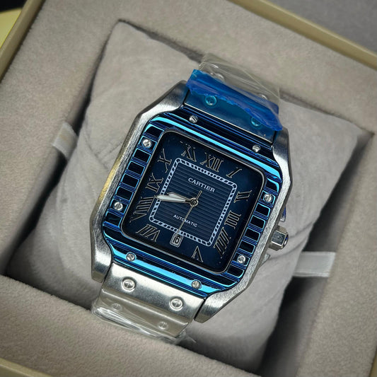 Cartier Masterclass Men's Watch Premium Grade Stainless Steel with Date Dial