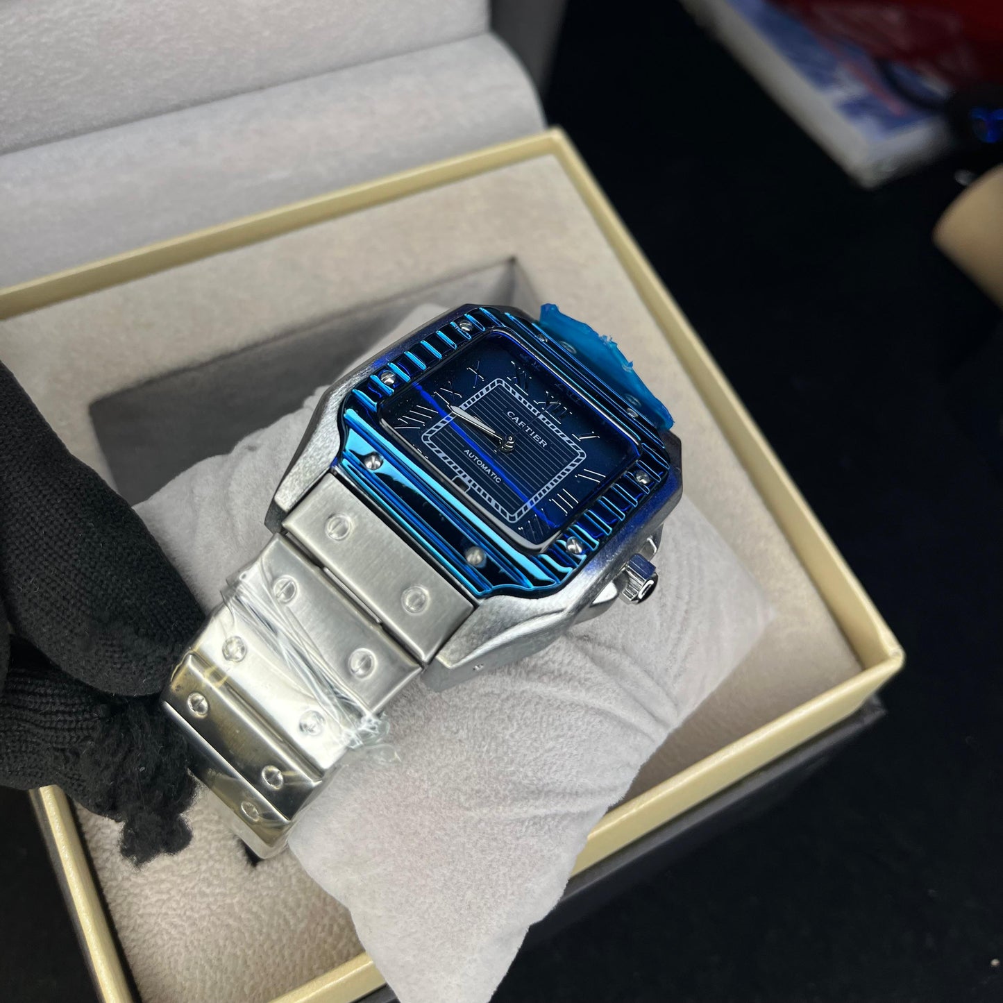 Cartier Masterclass Men's Watch Premium Grade Stainless Steel with Date Dial