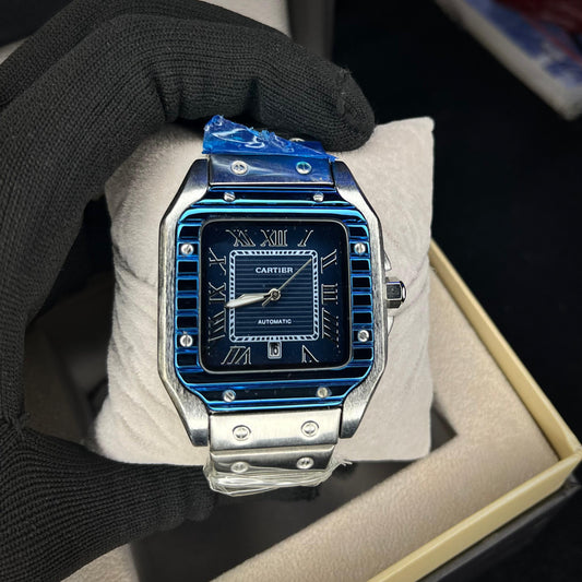 Cartier Masterclass Men's Watch Premium Grade Stainless Steel with Date Dial