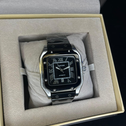 Cartier Masterclass Men's Watch Premium Grade Stainless Steel with Date Dial
