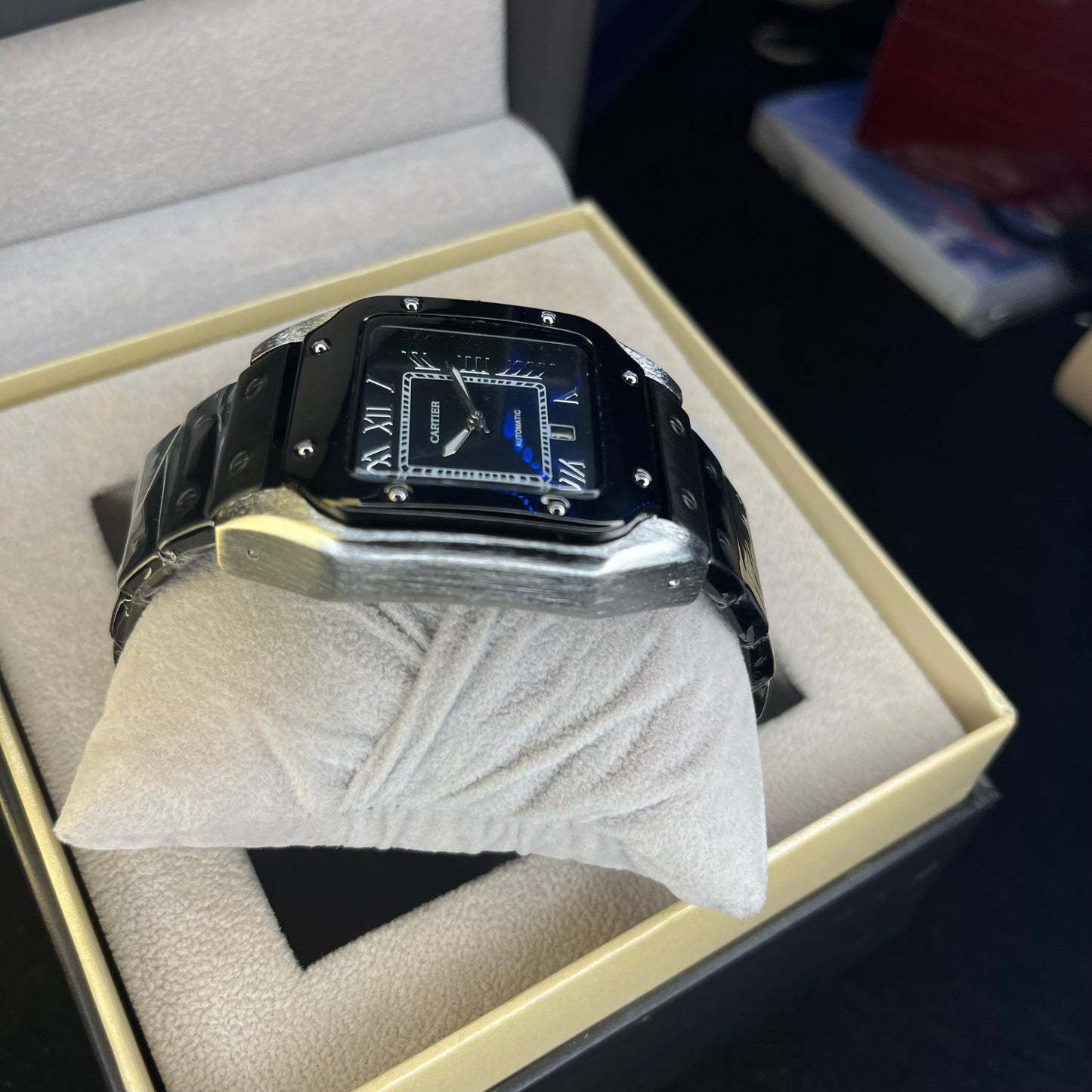 Cartier Masterclass Men's Watch Premium Grade Stainless Steel with Date Dial