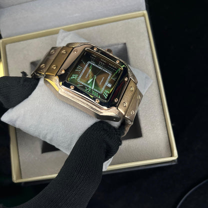 Cartier Masterclass Men's Watch – Rose Gold Chain with Brown Dial | Premium Edition