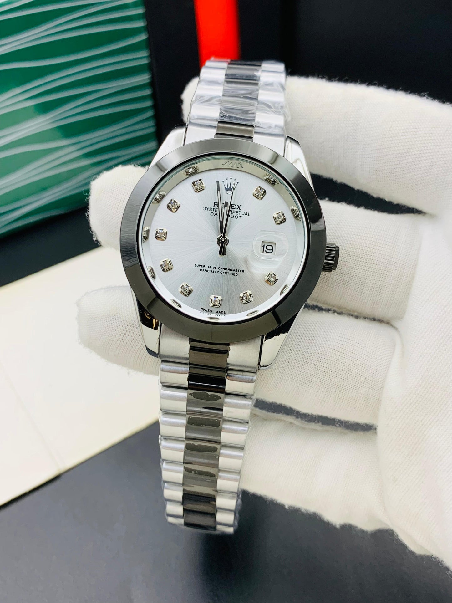 RLX AAA Premium Watch for Men | Two-Tone Chain | Date Dial