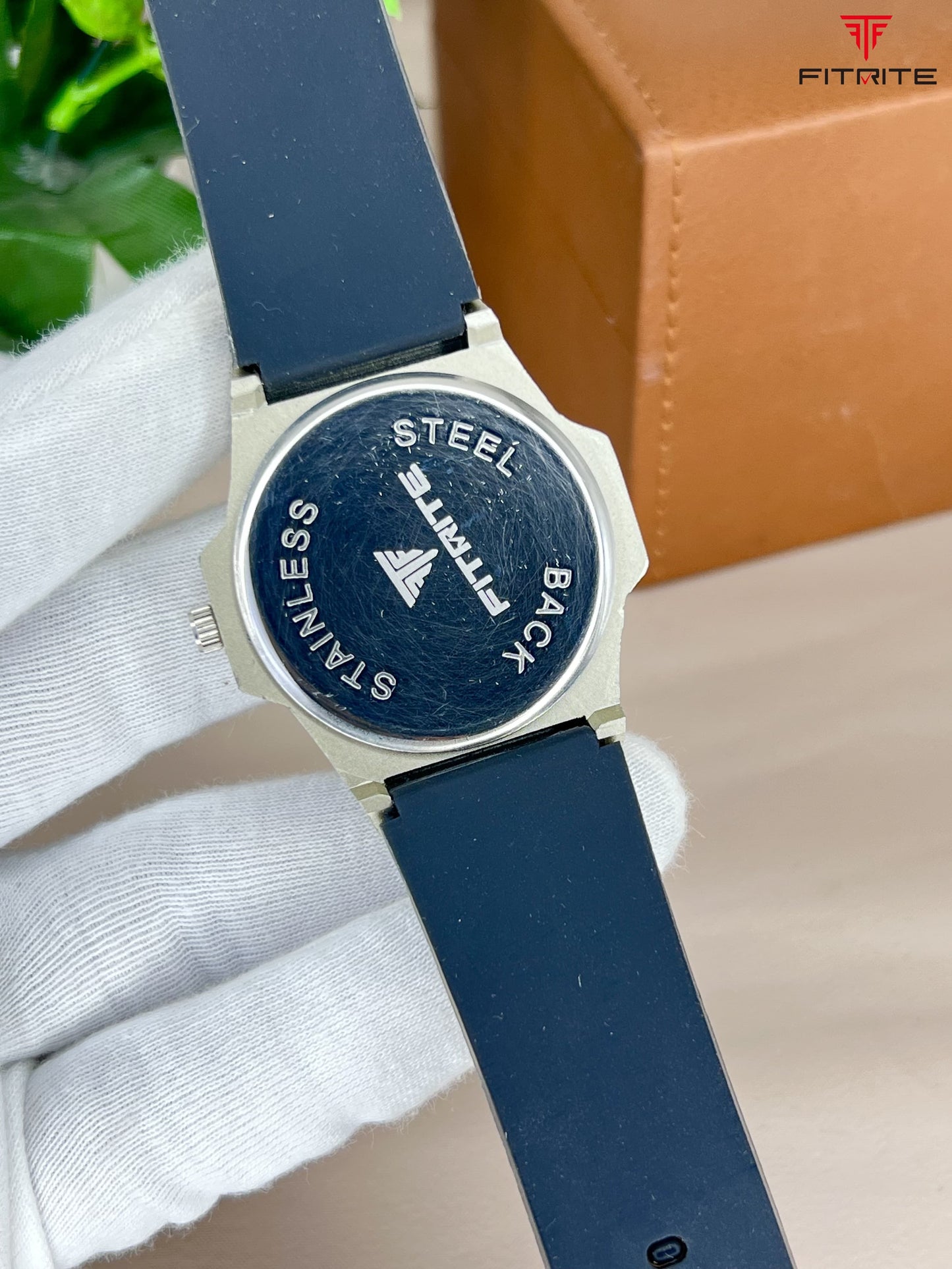 FITRITE Silicone Strap Watch – Premium Metal Case | Multi-Color Options