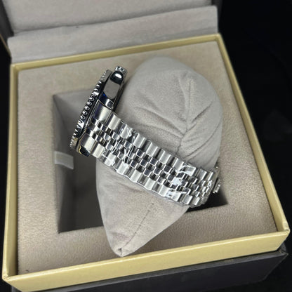RLX GMT Master | 40mm Stainless Steel | Ghost Bezel on Jubilee Chain