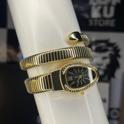 BVLGARI Serpenti Snake Women’s Watch – Luxury Wrap Bracelet Design