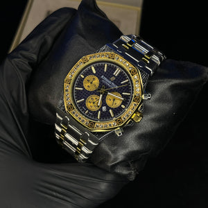 Audemars Piguet Royal Oak Two-Tone Diamond Bezel Luxury Men’s Watch – Date Display