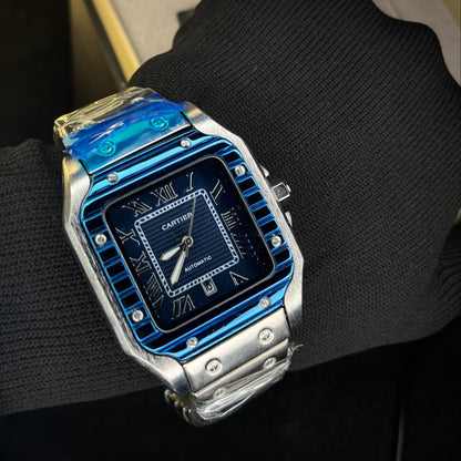 Cartier Masterclass Men's Watch Premium Grade Stainless Steel with Date Dial