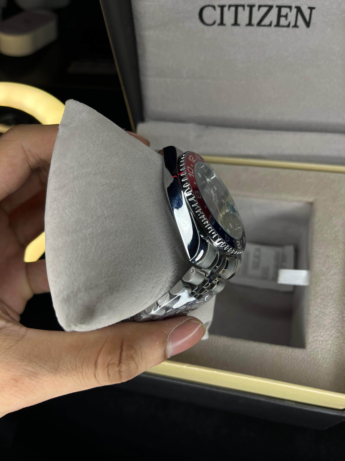 RLX GMT Master | 40mm Stainless Steel | Pepsi Bezel on Jubilee Chain