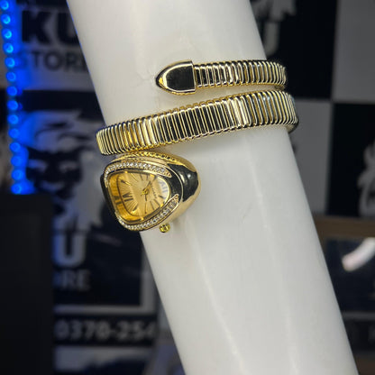 BVLGARI Serpenti Snake Women’s Watch – Luxury Wrap Bracelet Design