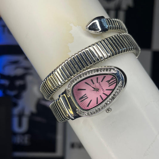 BVLGARI Serpenti Snake Women’s Watch – Luxury Wrap Bracelet Design