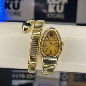 BVLGARI Serpenti Snake Women’s Watch – Luxury Wrap Bracelet Design