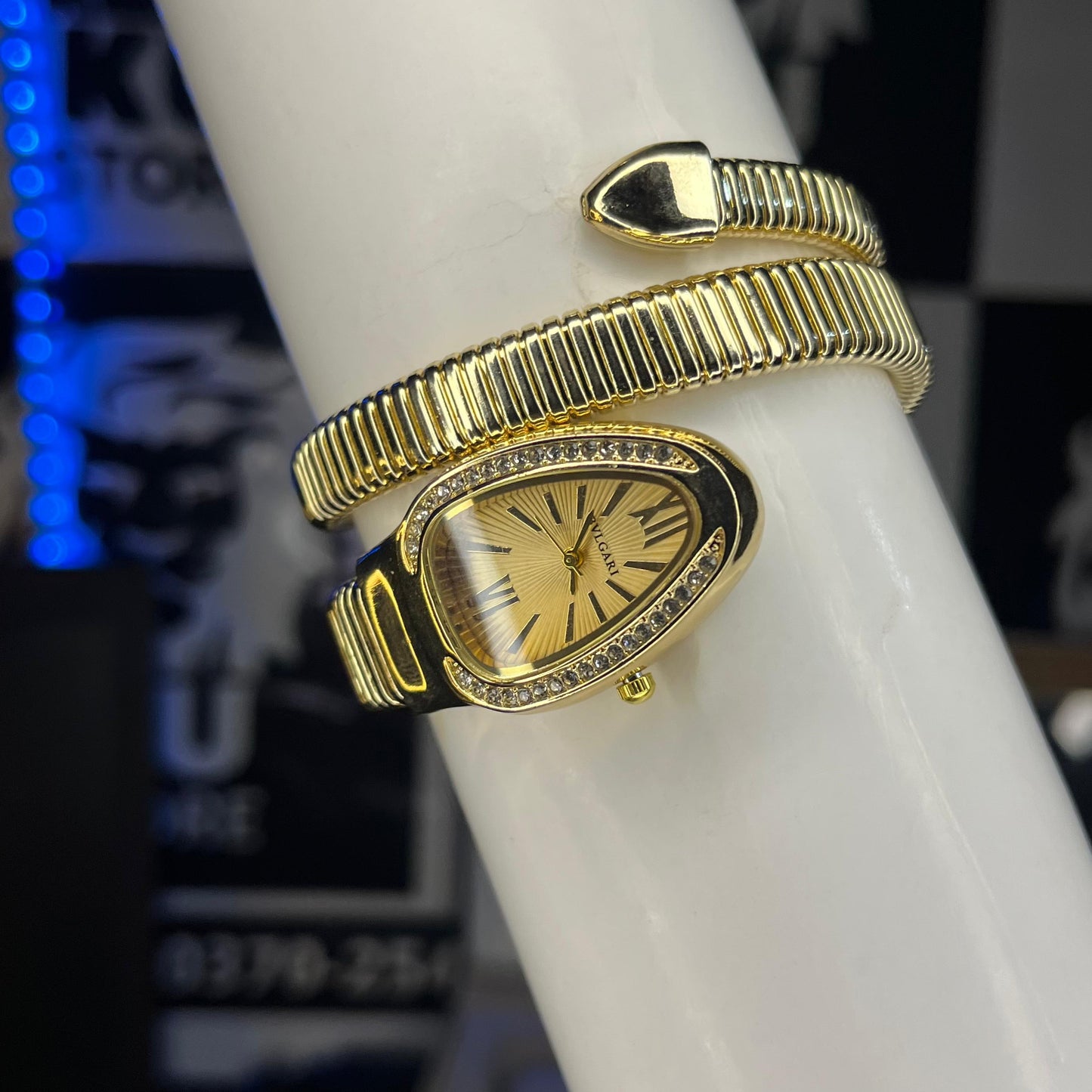 BVLGARI Serpenti Snake Women’s Watch – Luxury Wrap Bracelet Design